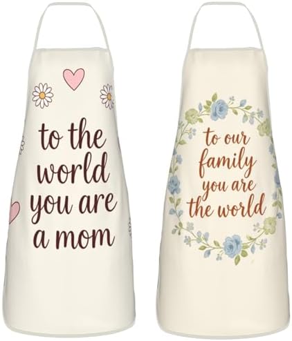 Womens Gifts Womens Aprons for Cooking,Gifts for Mom Wife Anniver...