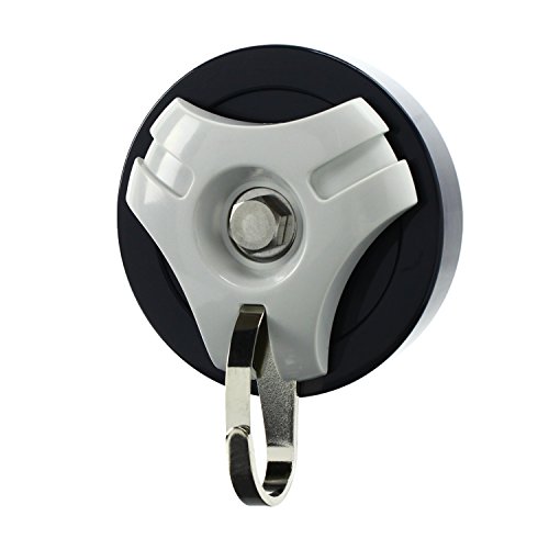 ライオン事務器 マグネット フック ストッパー付シングル MH-30-BK ブラック