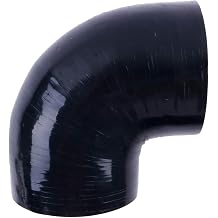 4" ID 90 Degree Elbow Silicone Coupler Reinforced Hose,4-Ply Turbo/Intercooler/Intake Piping Industrial Hydraulic 102mm