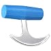 T-Grip Rocker Knife with Plastic Blue Handle
