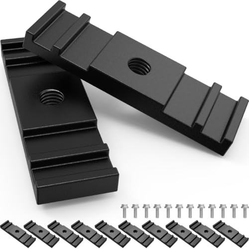 FOROIRON 12 Pcs Chain Link Fence Sign Mount Clips Heavy Duty Sign Mounting Bolts for Chain Link Fence Outdoor Banner Display Rack Sign Holder Brackets with Nuts (Fits Standard Mesh)