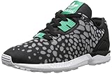 adidas Originals Women's ZX Flux Decon W Lace-Up Sneaker, Black/Green/White, 8 M US