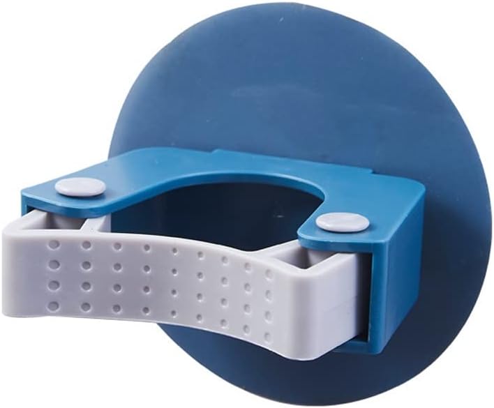 Adhesive Mop Clip Holder Wall Mounted Brush Broom Stand Organizer Seamless Hook Storage Rack Kitchen Bathroom Accessories