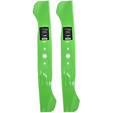 8TEN LawnRAZOR Blade Set for MTD Cub Cadet RZT L46 46 inch 942-04290 942-04244 742-04244 942-04244A (Notched High Lift) Cover