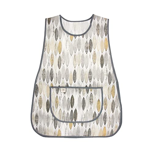 MAGIE DI CASA Casacca cuisine avec poche centrale Primavera 60 x 86 cm - Made in Italy (gris) Cover