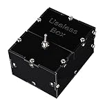 Fun Useless Box DIY Kit - Mini Gift Toy Leave Me Alone Black, Perfect for Family and Friends, Automatic Switch for Endless Fun