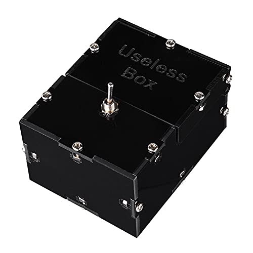 Zopsc Useless Box, DIY Parts Kit Automatic Box Leave Me Alone Machine, Useless Gifts for Adults and Teens Birthday and Party Gift