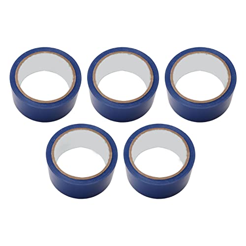 Fita de piso, fita de piso de tribunal com 5 cm de largura, 5 unidades para empresas para escolas(Az