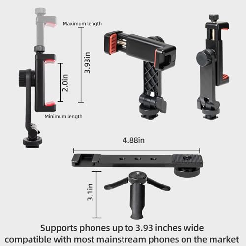 Mini trípode para DJI Osmo Pocket 4 y 3 con soporte ajustable 5