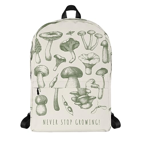 Sac à dos champignons Trendy Mushroom pour éviter le mal de dos avec style unique