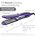MBHAIR Ceramic Crimper Iron for Volumizing Fluffy Hairstyle, Corrugation Crimper Hair Iron, Anti Static Ceramic Hair Crimping Iron Adjust Temperature (Purple)