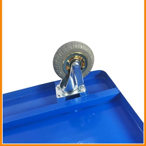 Carretilla de mano plana acero 660lb con asa plegable miniatura 4