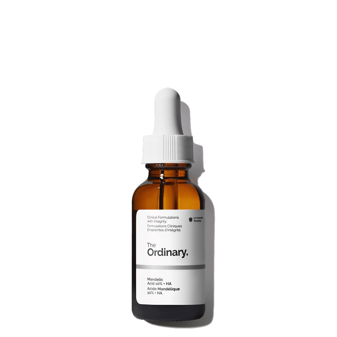 The Ordinary Mandelic Acid 10% + HA, Sanftes Peeling-Serum für Klarheit und Feuchtigkeitsversorgung, 30ml