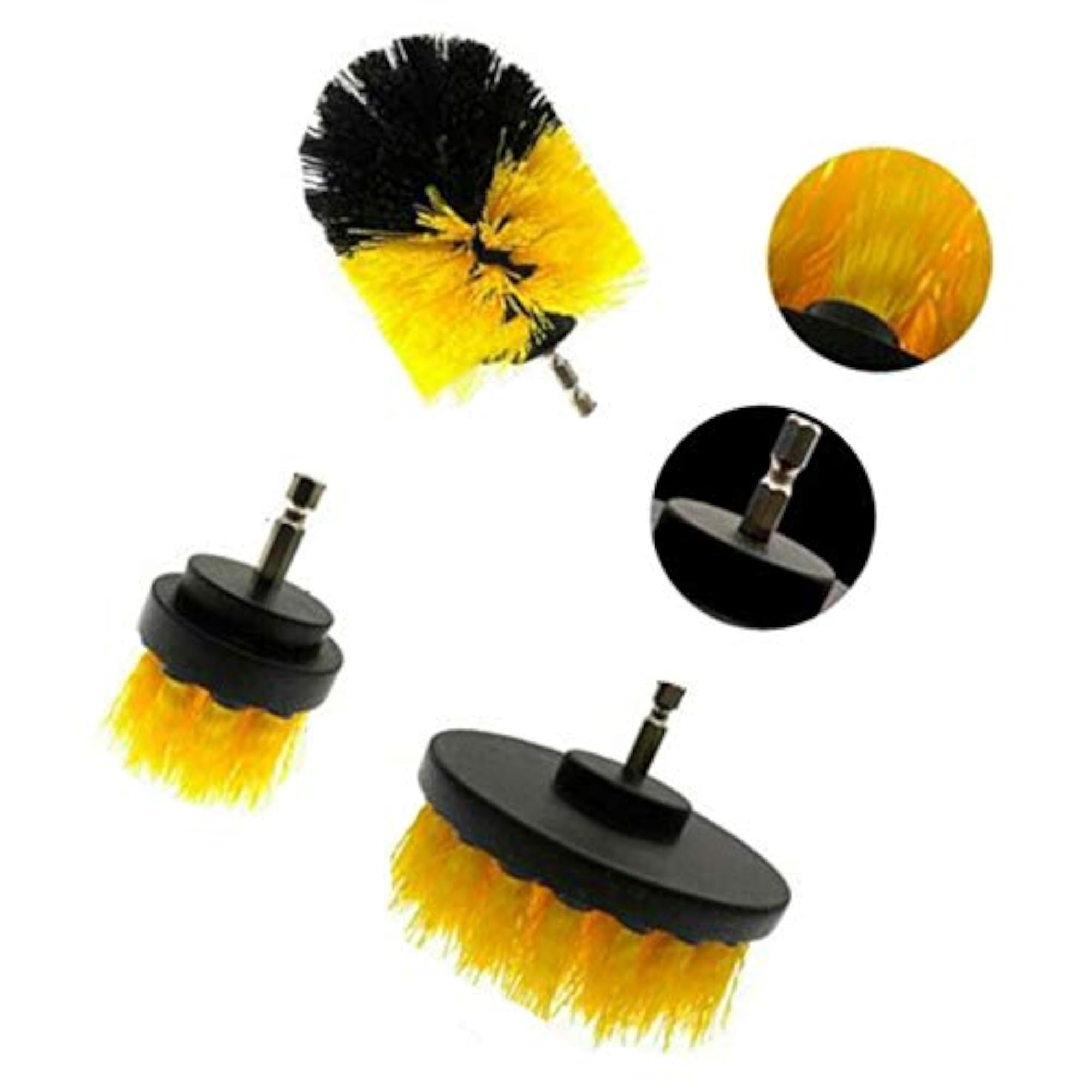 Wash Scrubber Kit Shower, 12pcs Drill Brush Pads
