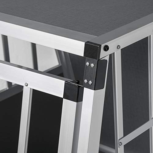 Hundetransportbox aus Aluminium für große Hunde
