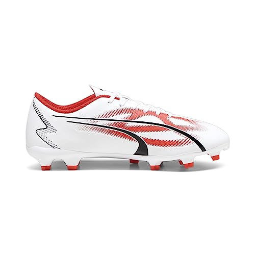 Puma Homme Ultra Play FG/AG Chaussure de Football, Black Fire Orchid, 44 EU