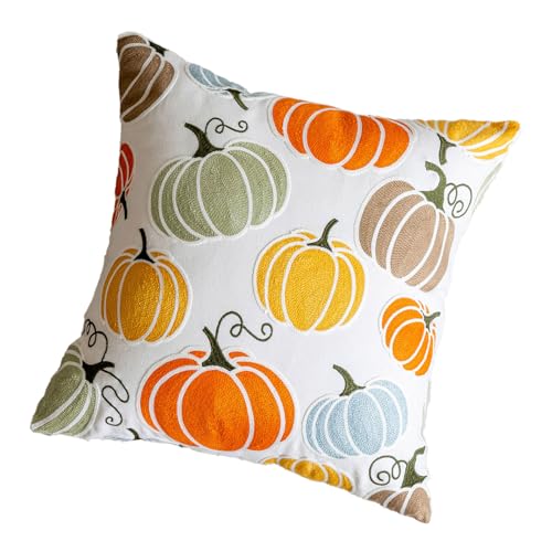 カボチャ枕カバー素敵なクリア刺繍枕ケース家の装飾愛好家 1 ピース刺繍枕カバー