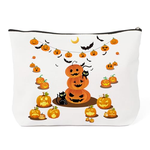 Cadeaux d'Halloween pour femme – Cadeaux d'Halloween pour adultes – Remplisseurs de sacs cadeaux d'Halloween – Cadeaux de tours ou de friandises – Meilleurs sacs cosmétiques spéciaux pour Halloween