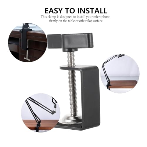 2 Unidades Braçadeiras De Mesa Pequenos Grampos c Braçadeira De Mesa Ajustável Braçadeira De Lâmpada