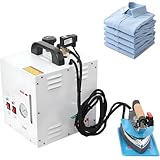 Electric Steam Iron Boiler,Industrial Iron Steam Generator,Commercial Stainless Steel Ironing System,1600w Boiler + 900w Irons Steamer,for Smoothing Wrinkles Clothes A