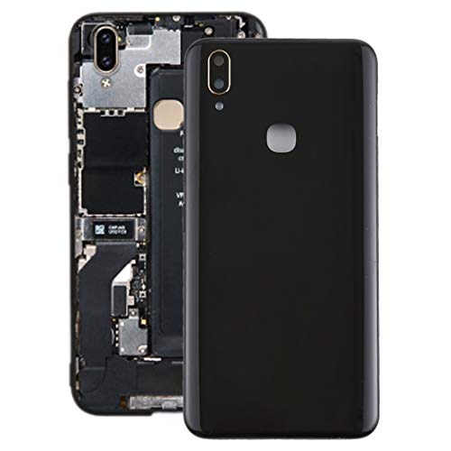 Façade arrière pour Vivo Y85 noir avec boutons et vitre de caméra