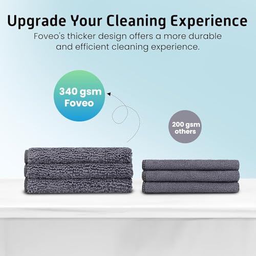 Image of Microfiber Cloth 350 GSM - 40x40 cm, (Grey) | Ultra-Soft, Lint-Free & Streak-Free Towels for Car, Bike, Interior & Exterior Detailing, Polishing & Washing (Pack of 1)