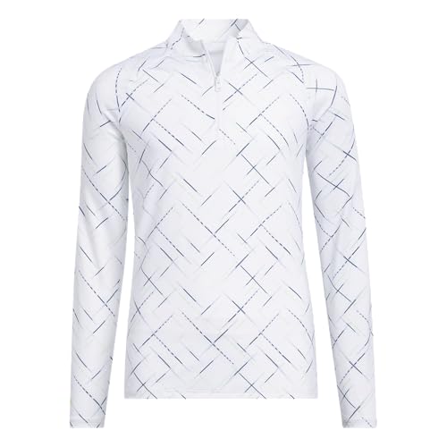 adidas Boys' Long Sleeve Print Polo