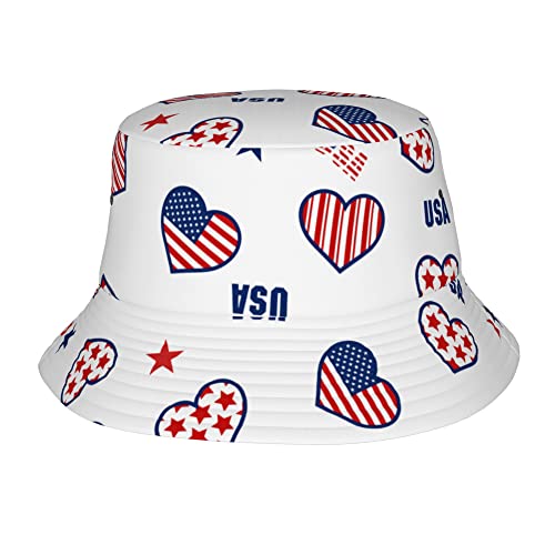 America Flag Bucket Hat For Women Men, Usa Flags Fishing Hat, Outdoor Sun Fisherman Cap, Summer Trendy Headwear #TOP20