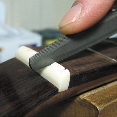 Hosco TLNF3B Double Edge Nut File Set For Electric Bass Guitar