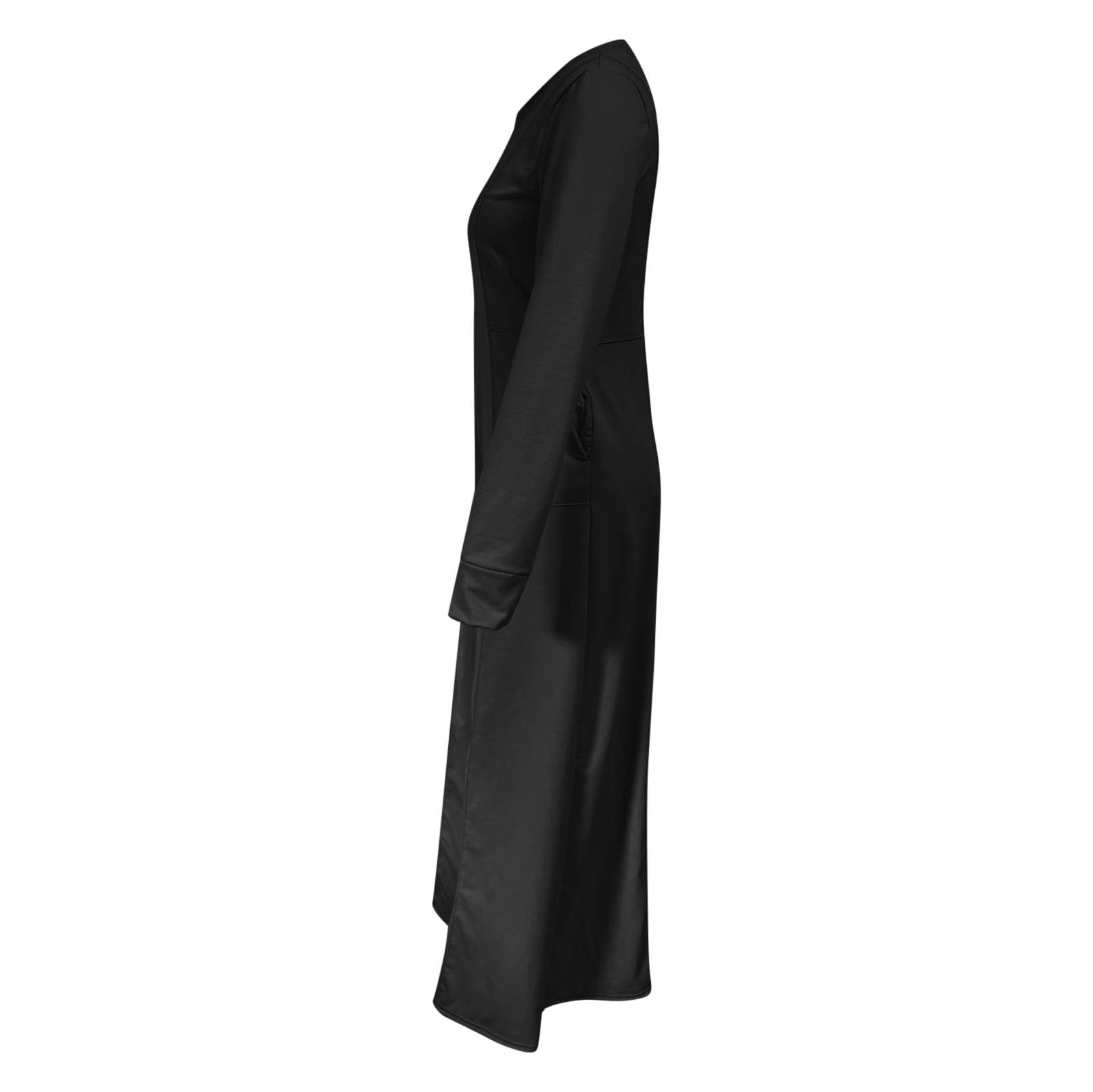 Mono Elegante de Manga Larga con Diseño de Bloques de Color Contraste y Corte Wide Leg para Mujer