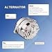 Alternator High Output 105Amp 1-Wire 10SI Self-Exciting Replacement For SBC BBC GM ADR0151 12 Volt Electrical Alternator ADR0335, 400-12340, 20-102-7, 7127-SE105, 47-4247, 3000-0505