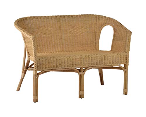MiaMöbel Sofa Rattan 109x58x75 cm Modern Rattan Honig