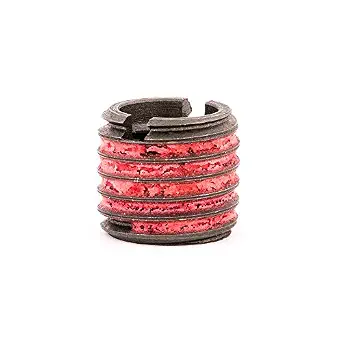  Thread Insert, 0.4375-14 Internal, 0.625-11 External, 5 ct | 12L14 Carbon Steel construction, Designed for metal repair applications, 0.656 in overall length