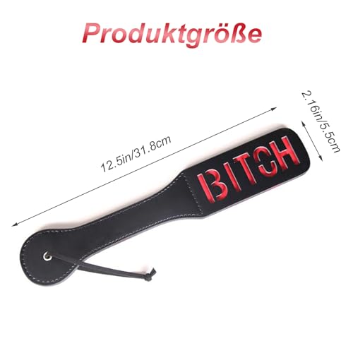 SM Paddel aus Leder,Bondage & SM Leder，SM Paddel Spanking，Leder peitsche， Paddel Flogger Cosplay Sexspielzeug，für Paare Pärchen Fetisch Cosplay
