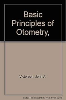 Hardcover Basic Principles of Otometry, Book