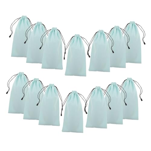 NOLITOY 16個スキーゴーグル収納袋 軽量ソフトクロス製ドローストリング式 保護カバー付き 携帯便利 メガネやサングラス用 防塵耐傷性ボード