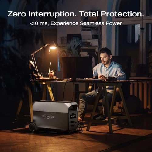 EF EcoFlow Delta 3 Ultra Portable Power Station with AC Cable, 3072Wh/3600W — view 4