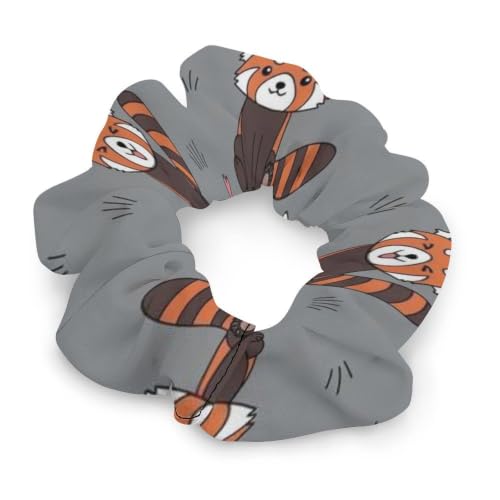 Strong Elasticity Women Girl Panda Coil Scrunchie for Workout