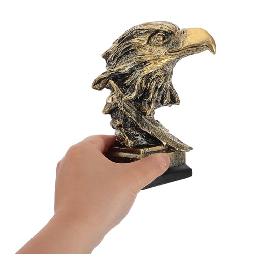 Statue animale décorative aigle ornement chic de bureau et maison