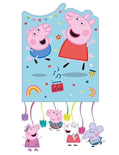 Procos   Piñata de papel Peppa Pig, blanco, PR94114