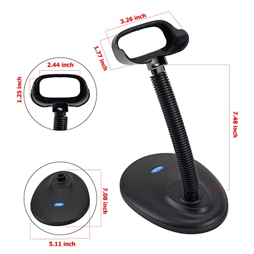 Netum NT STAND Adjustable Barcode Scanner Stand Hands Free Barcode Scanning Bar-Code Reader Cradle Holder Adjustable Goose Neck Stand thumb #1