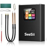 Spot Welder, Seesii Enhanced 0.1mm-0.25mm Nickel Sheet Welding Battery Spot Welder, 30 Gears Adju...