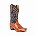 RUJO The Trace Cowboy Boots For Men Handmade Caiman Belly Genuine Hide 7-Toe Western Style Leather Boots With Comfortable Memory Foam Insole