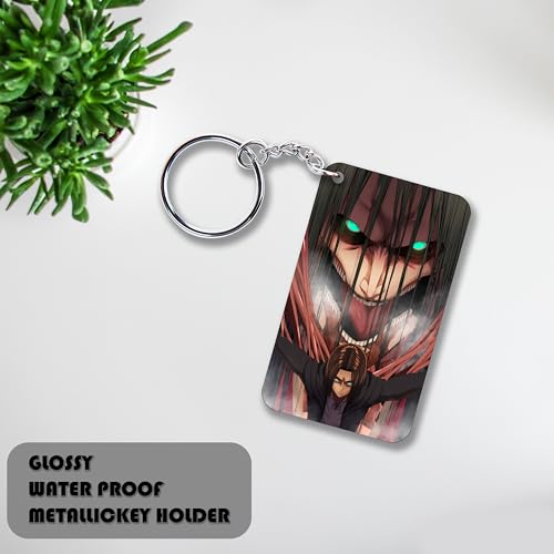 Image of Premium AOT Anime Key chains for AOT Fans, for Gifting, Bike, Scooty, Car Key Chain