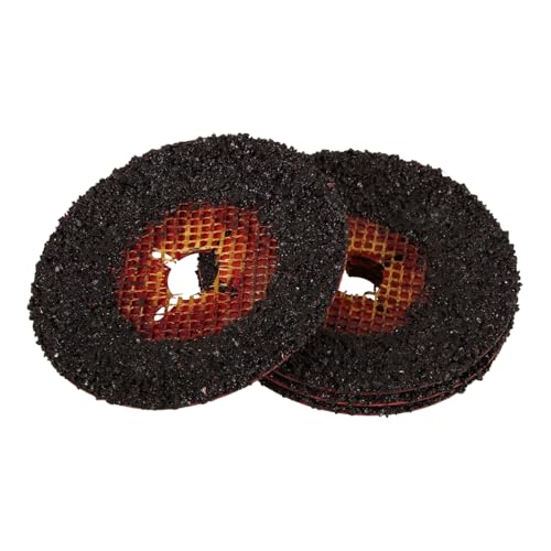 GLEAVI Metal Angle Grinder Attachment 4pcs Sanding Discs Reinforced Mesh Design Long-Lasting Pad