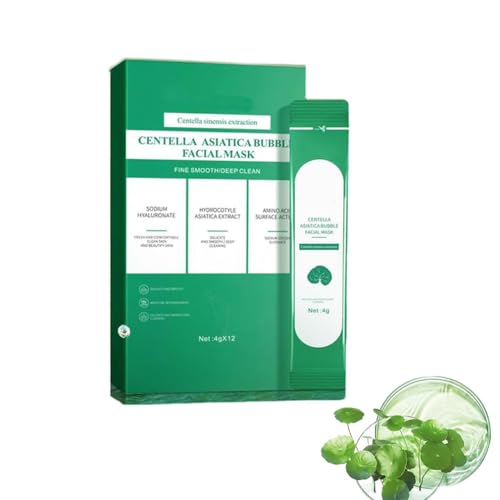 12PCS Natural Organic Avocado Deep Cleansing Bubble Mask, Avocado Bubble Mask, Masque de bulle de nettoyage profond d'avocat biologique naturel, masque de...