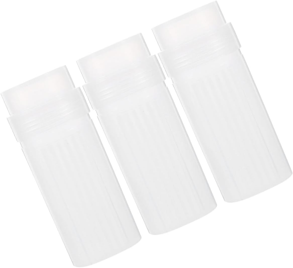 Ciieeo 3pcs Lab Staining Tank with Lid, Plastic Microscope Slide Storage Container, Pathology Slide Sample Jars for Laboratory Specimen Staining and Transport