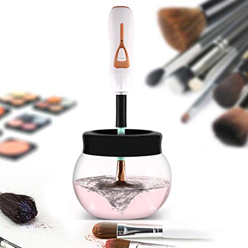 Mslawlife Premium Makeup Brush Cleaner Dryer Super-Fast Electric Brush Cleaner Machine Automatic Brush Cleaner Spinner Makeup Brush Cleaning Tools