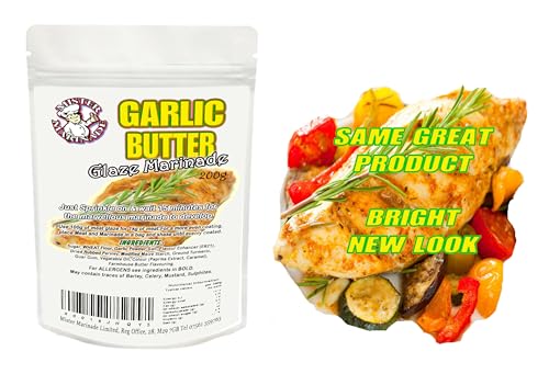 MISTER MARINADE Meat Glaze BBQ Rub Marinade 200g All Flavours (Garlic Butter)