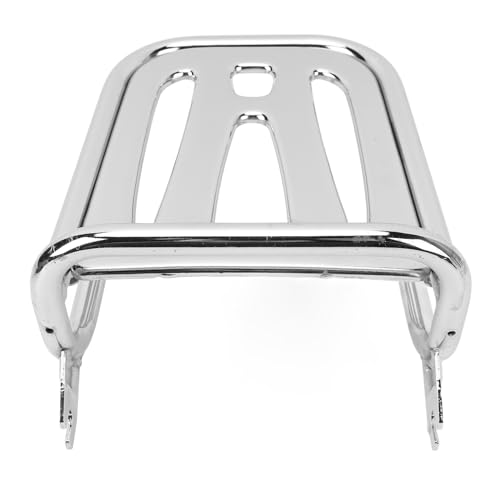 Chrome Rear Luggage Rack, Motorcycle Rear Luggage Shelf, C125A Super Cub 125 2019-2024, OE 08L70 K0G 900, Easy Installation, High Strength Material, Chrome Design